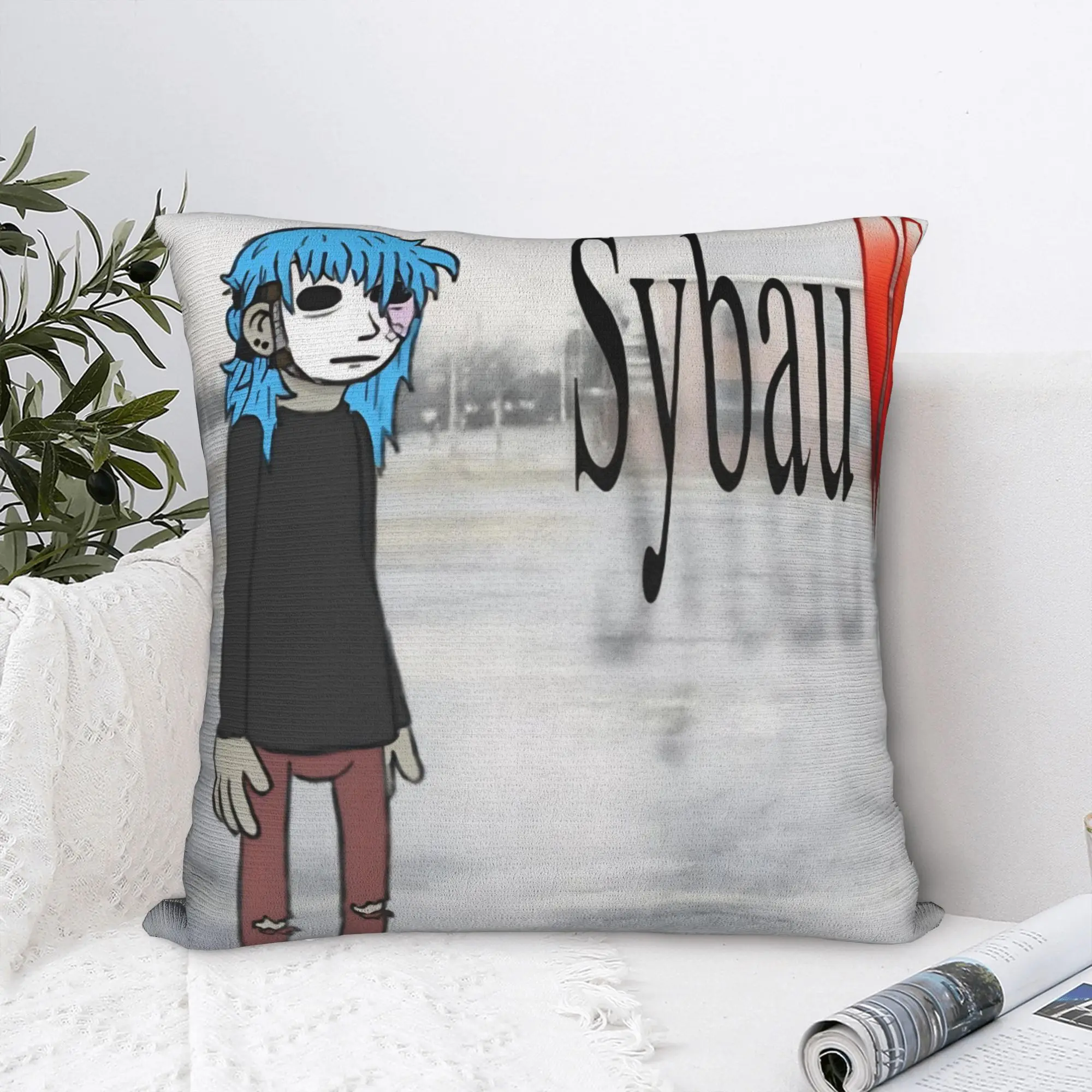  Sally Face Sal Fisher Indie Printed Pillowcase Cushion Cover  Pillow Covers Soft and Sweet Home Decorations Zipper Multi-Size