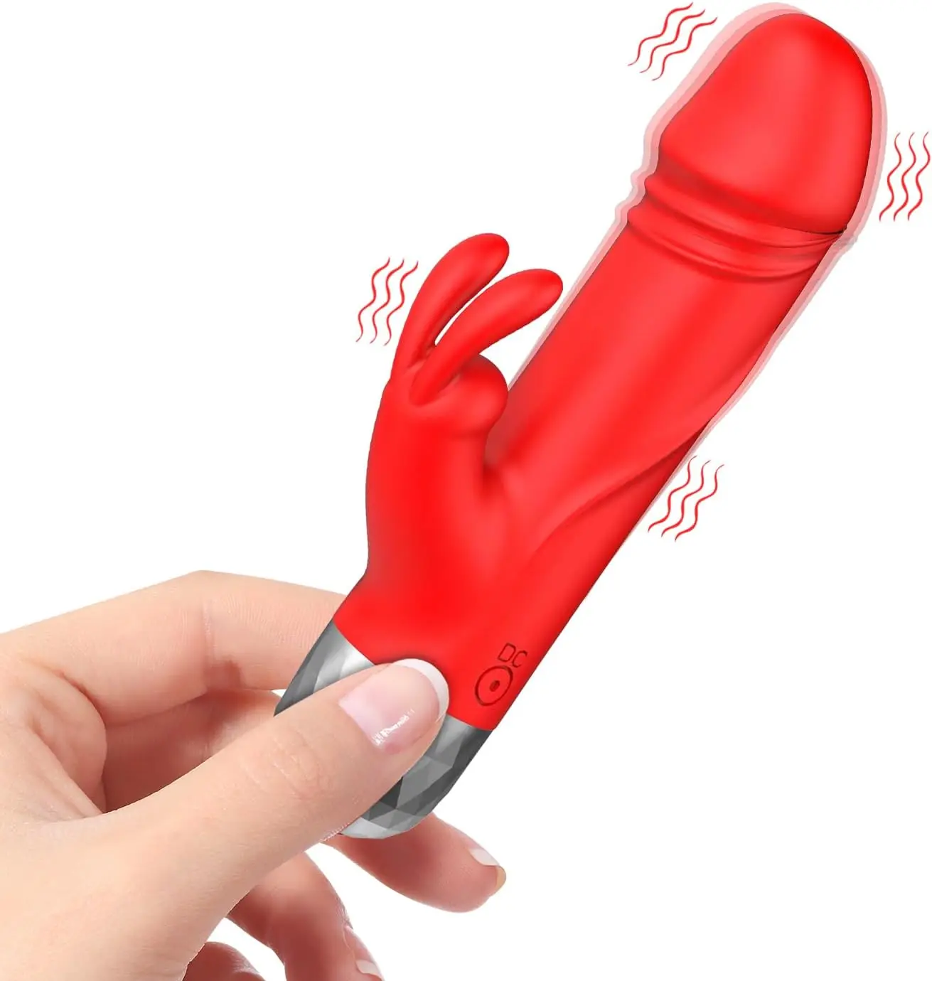 

Dildo Bullet Vibrator Sex Toys - Mini Rabbit Vibrators with 12 Vibration Modes, Small Dildos Clitoral G Spot Vibrator