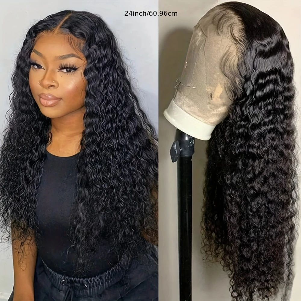 40-дюймовые HD кружевные фронтальные парики Человеческие волосы Джерри Вьющийся парик 13x4 HD Парики фронта шнурка Человеческие волосы 250% Плотность Вьющиеся парики для женщин