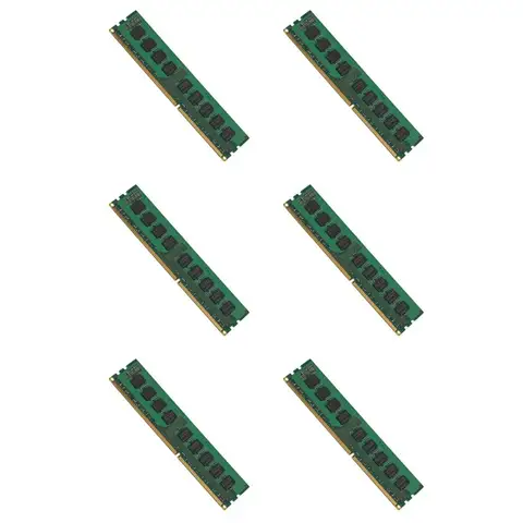 6X 4GB DDR3 1333Mhz ECC Memory 2RX8 PC3-10600E 1.5V RAM Unbuffered For Server Workstation