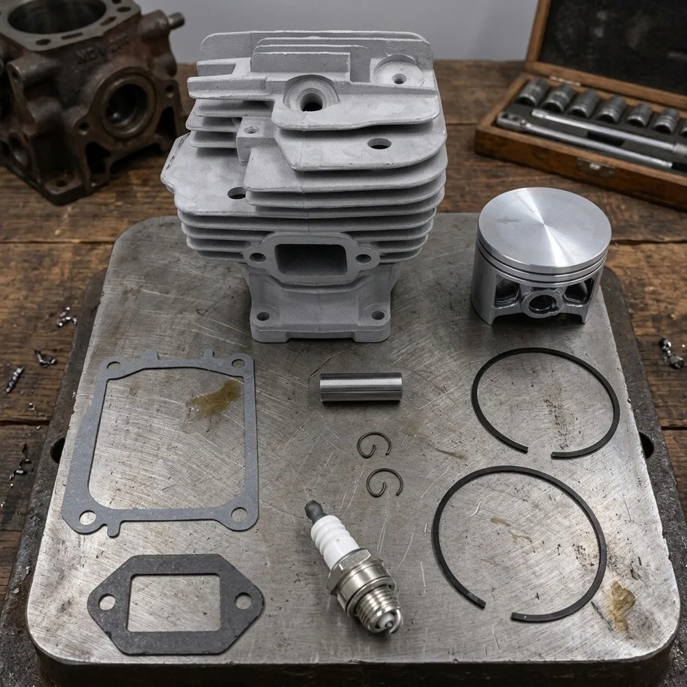 Aluminum Alloy Cylinder 56mm Cylinder Kit High Strength Steel Environmentally 56mm For MS661 for chainsaw Aluminum