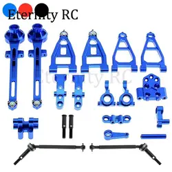 Metal Modification Accessory Kit Suspension Arms Steering Knuckle Set for Tamiya BBX BB01 1/10 RC Car Upgrade Parts