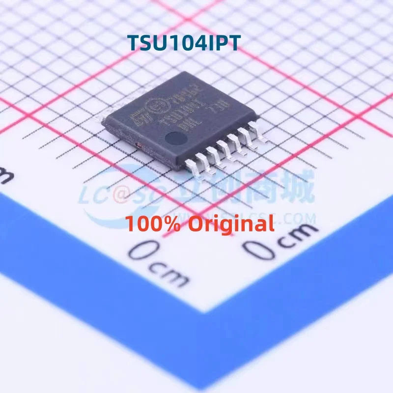 5PCS 100% New TSU104IPT TSX564IPT TSV914IPT TSSOP-14 Brand New Original Chips ic