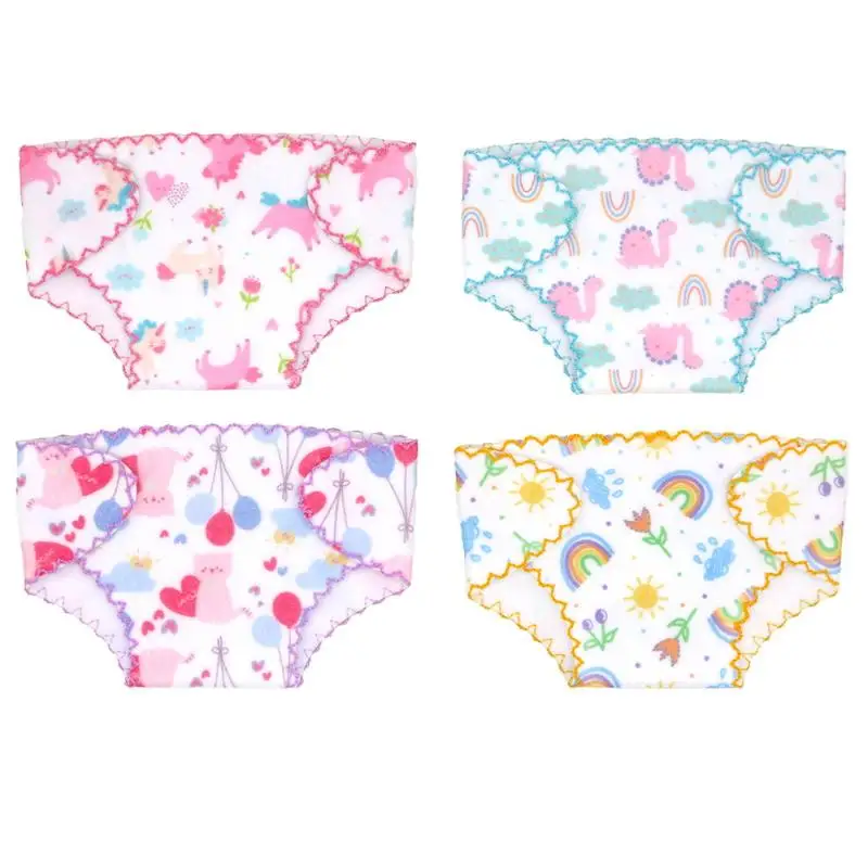 【BS】Poppenkleertjes Ondergoed Onze Generatie Voor 18 Inch Pop & Babypop Kleding 43 Cm Babypop Kleding Kerst pop Luiers