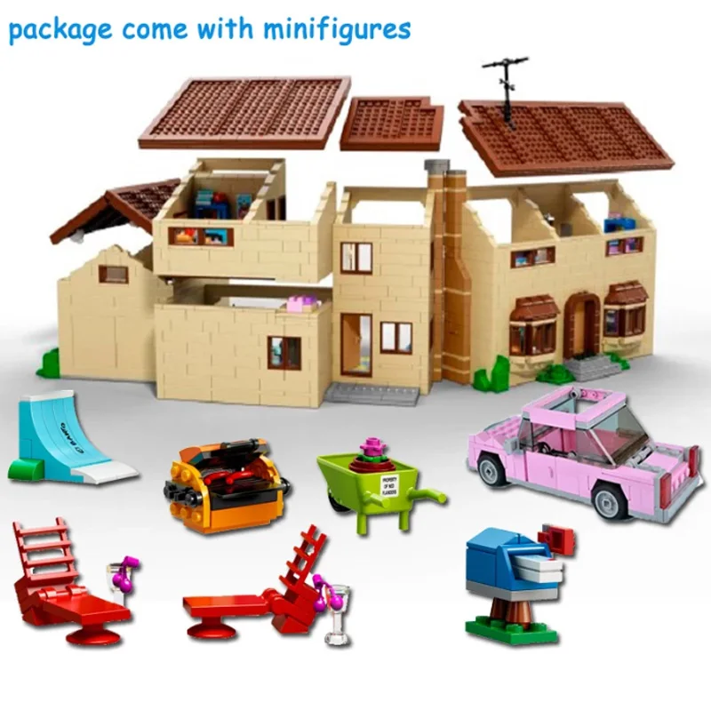 With Light 2523PCS House Desktop ornament Model Compatible 71006 71016 Birthday Christmas Gifts