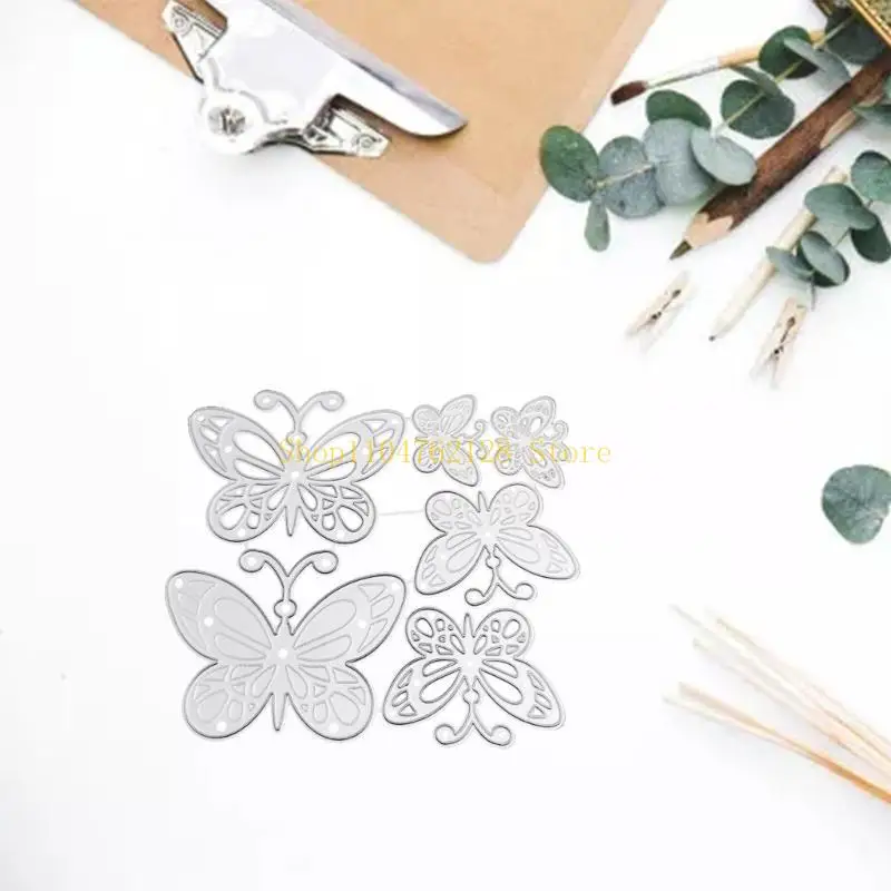 قطع الفراشة يموت الجوف خارج يموت التخفيضات قوالب النقش لصنع بطاقة أفضل بيع #3