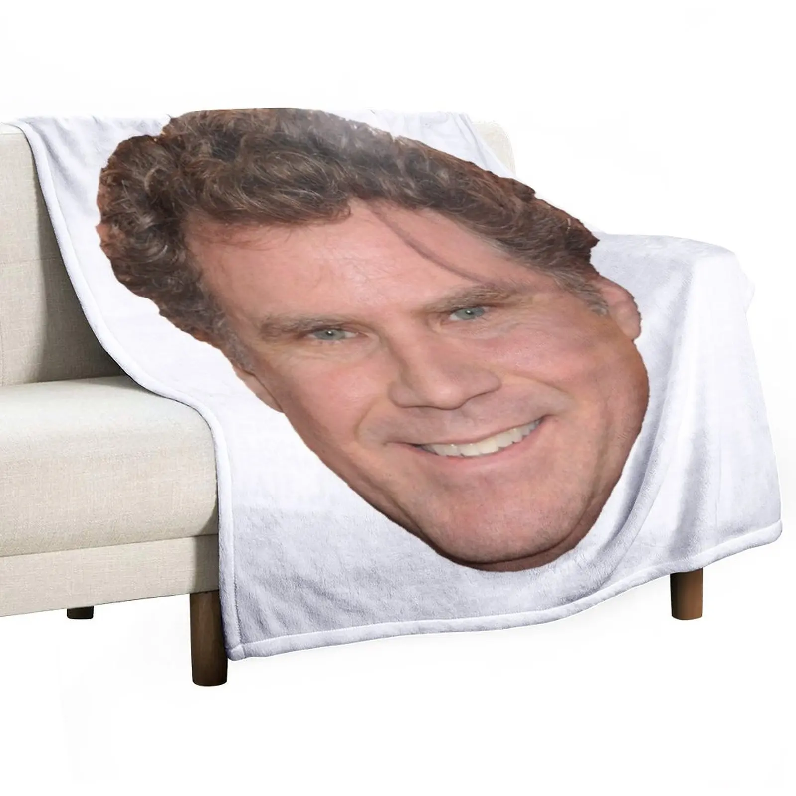 

Will Ferrell Throw Blanket Sofa Throw Blanket Plaid on the sofa Bed covers