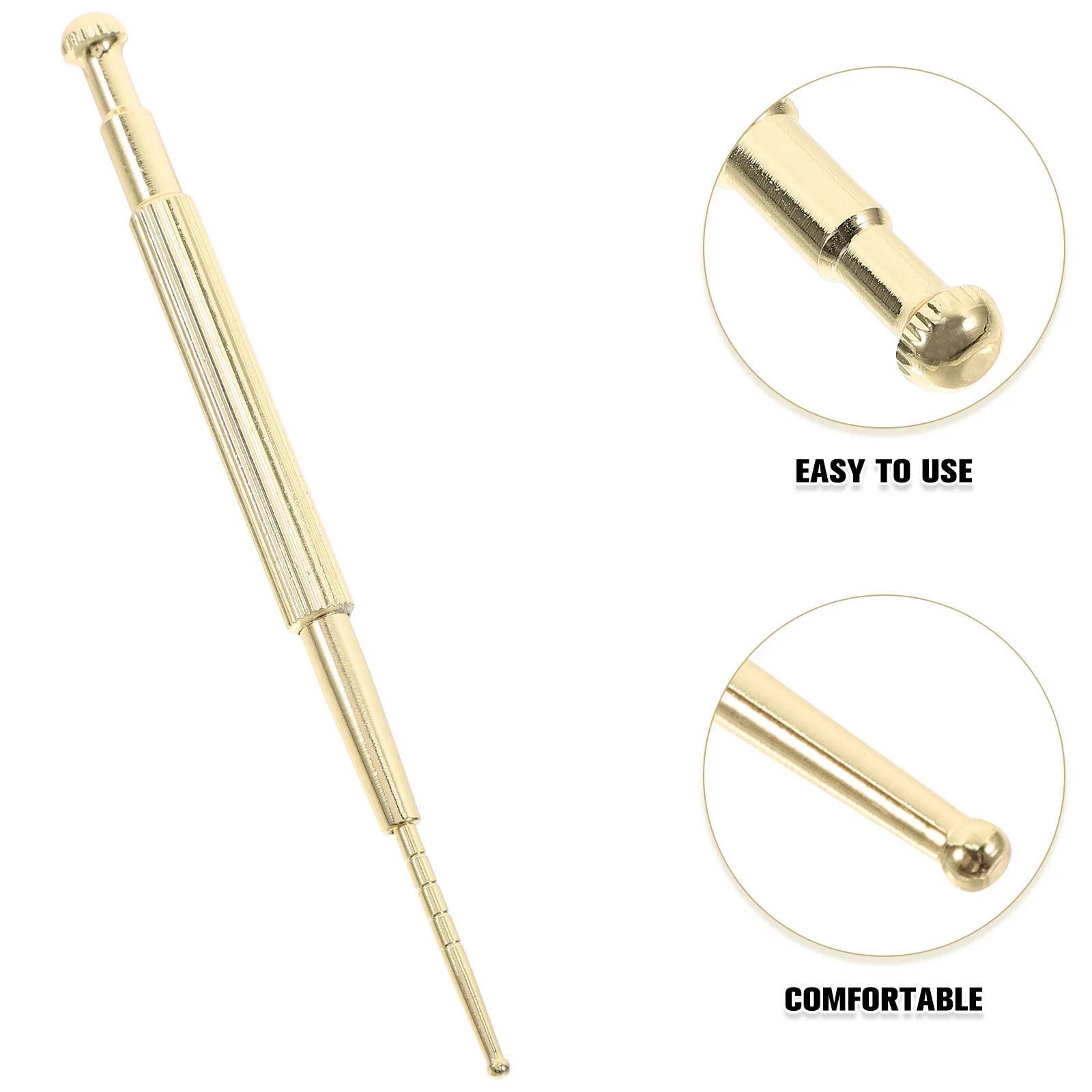 النحاس الأذن نقطة التحقيق الربيع تحميل العلاج بالابر القلم الزناد بقعة مكتشف الأذن عصا تدليك الرقبة الوجه مدلك إبرة الوخز بالإبر