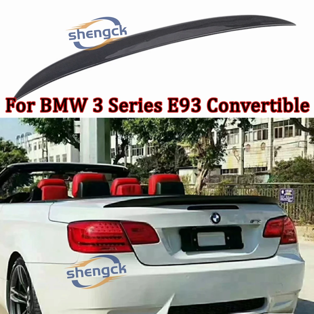 

For BMW 3 Series E93&E93 M3 Convertible P Style Carbon fiber Rear Spoiler Trunk wing 2006-2013 Forged carbon