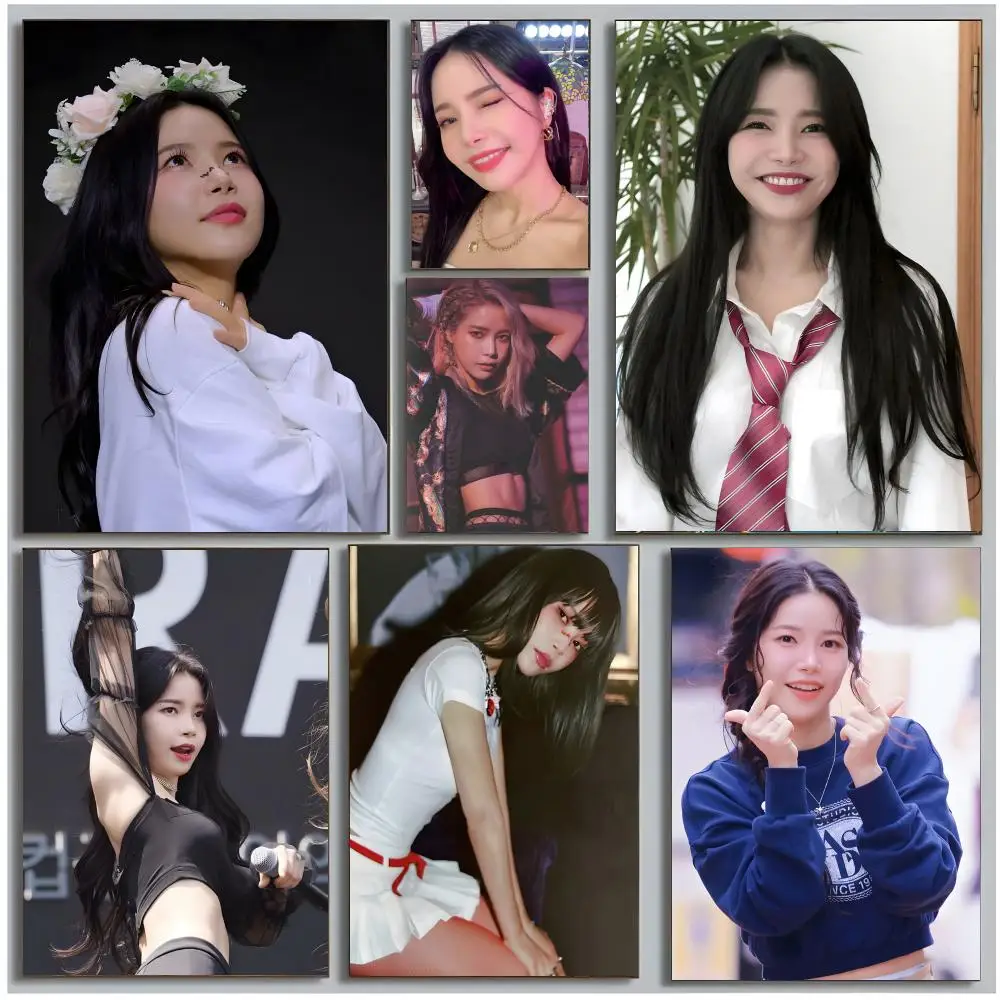 kpop female idol vocalist K-Kim Yong-sun Poster Modern Wall Art Bedroom Living Room Print Unframed