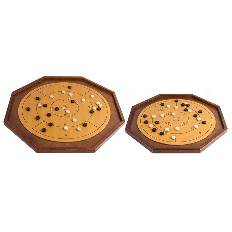 Crokinole Board Game Children's Stress Relief Puzzle Toy Canada Chess Intelligence Decompression Entertainment Crokinole