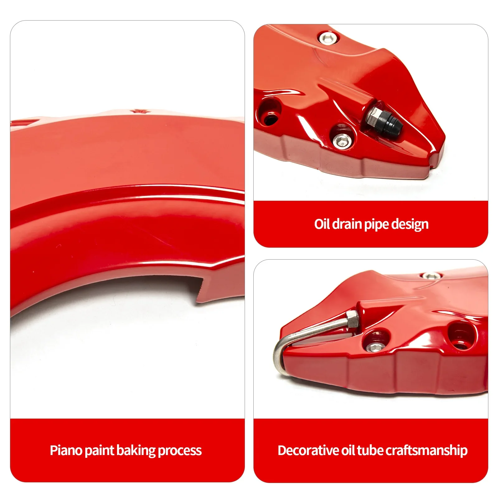 Car Brake Caliper Cover For Toyota Land Cruiser FJ 2026 Aluminum Alloy Front & Rear Wheel Sports Brake Caliper Protector