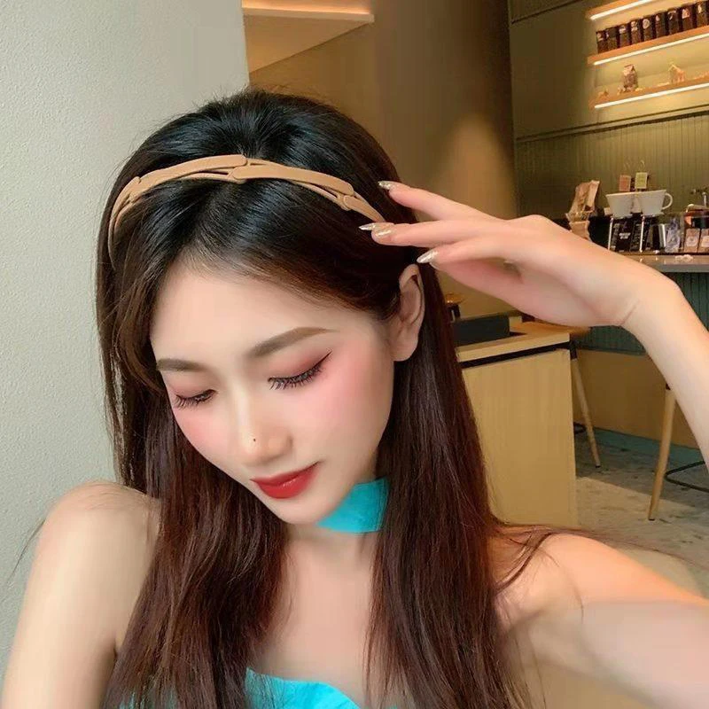 Portable Non-slip Retractable Foldable Hairband New Hair Accessories Headband Hairpin Headband Unisex