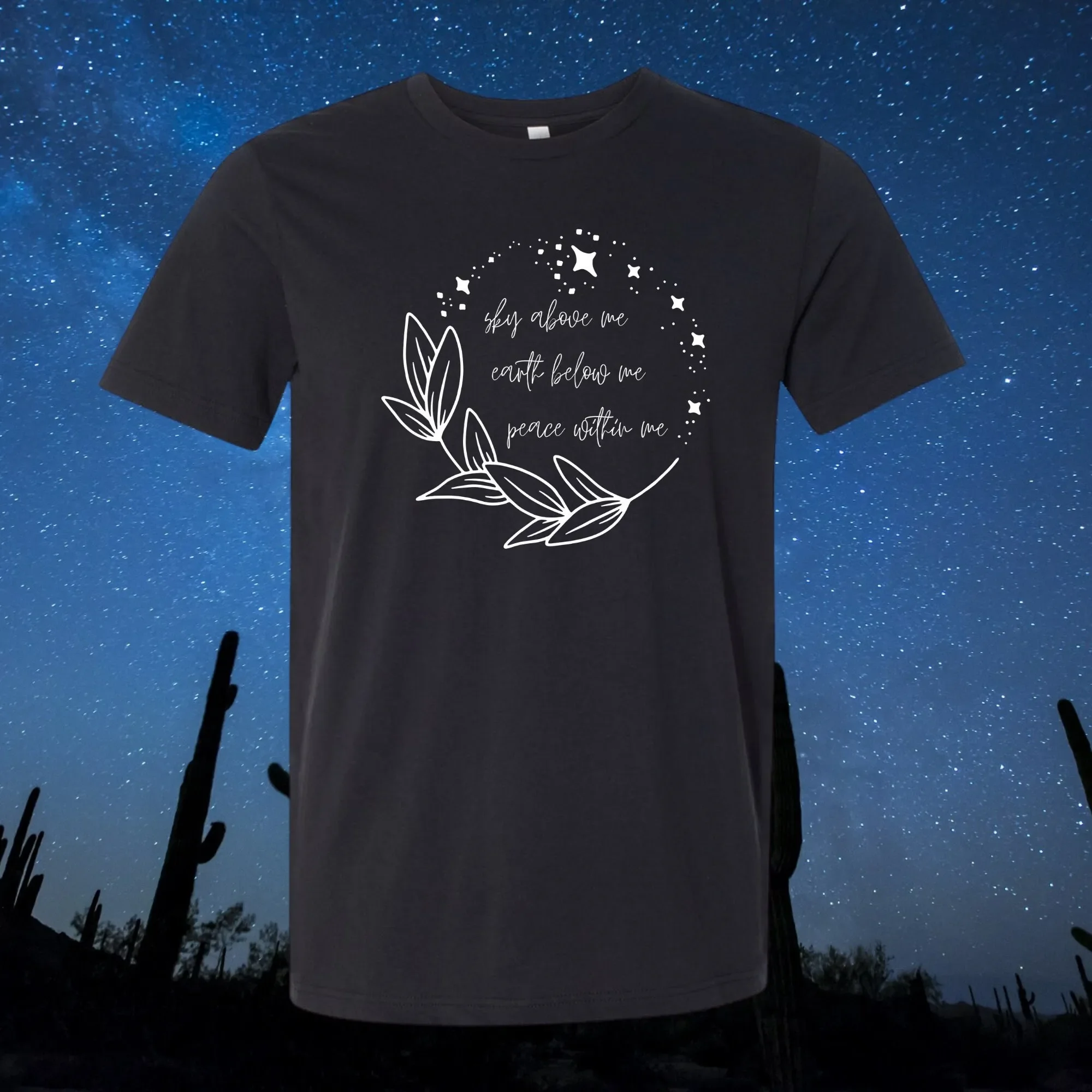 As Above So Below T Shirt Pagan Inspirational Spiritual Wiccan Black