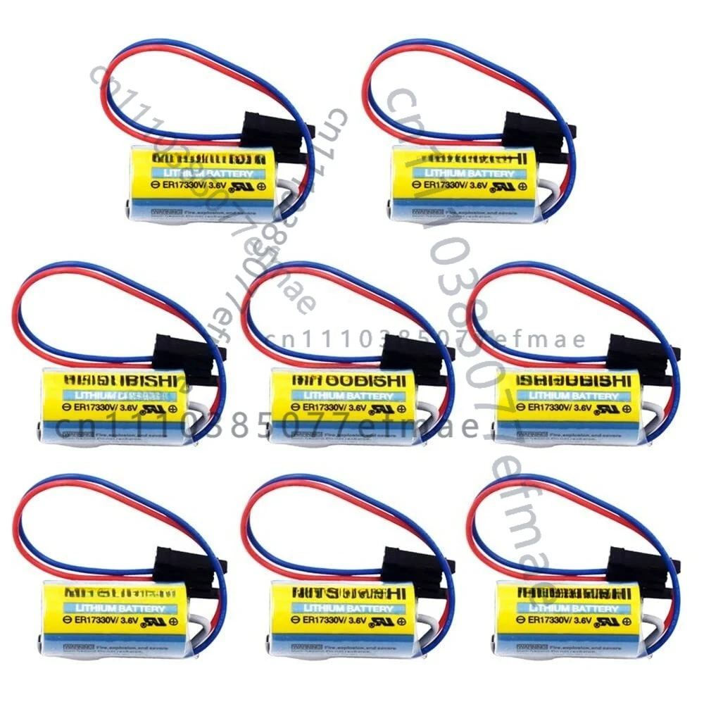 

Новый комплект из 8 батарей для Mitsubishi A6BAT PLC, MR-BAT ER17330V/3.6V для системы ЧПУ FANUC