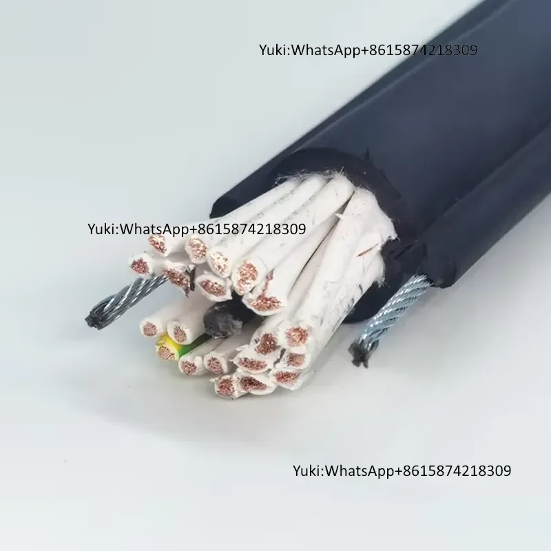 Customized 20c 1.5sq with Steel Wire Crane Handle Boom Length Cable for Bridge Crane