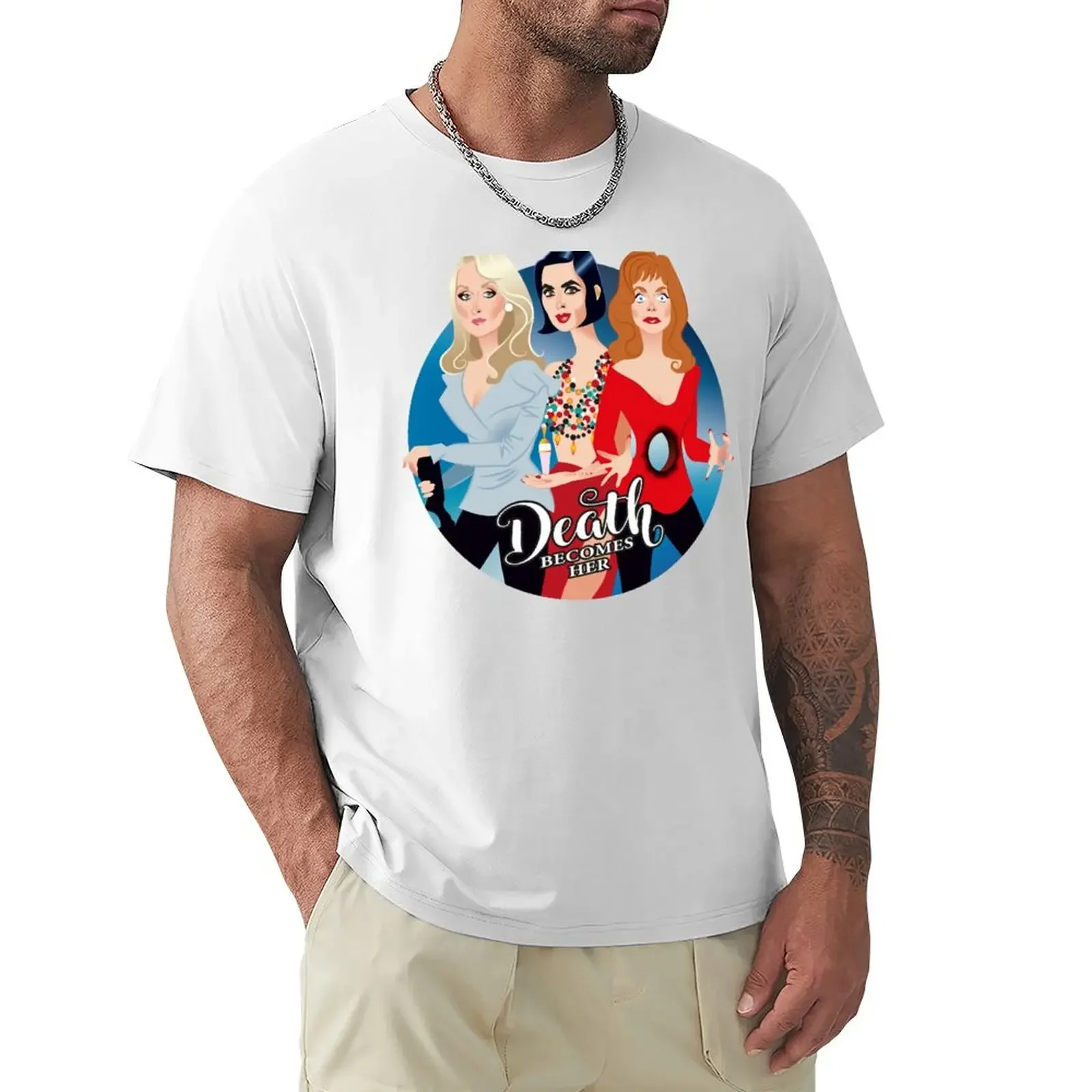 

Death becomes her T-Shirt anime t shirts tees heavyweights t shirts for men cotton