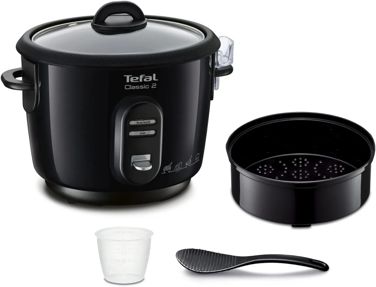 TEFAL RK102811 Cuiseur a riz Classic 2 – Noir