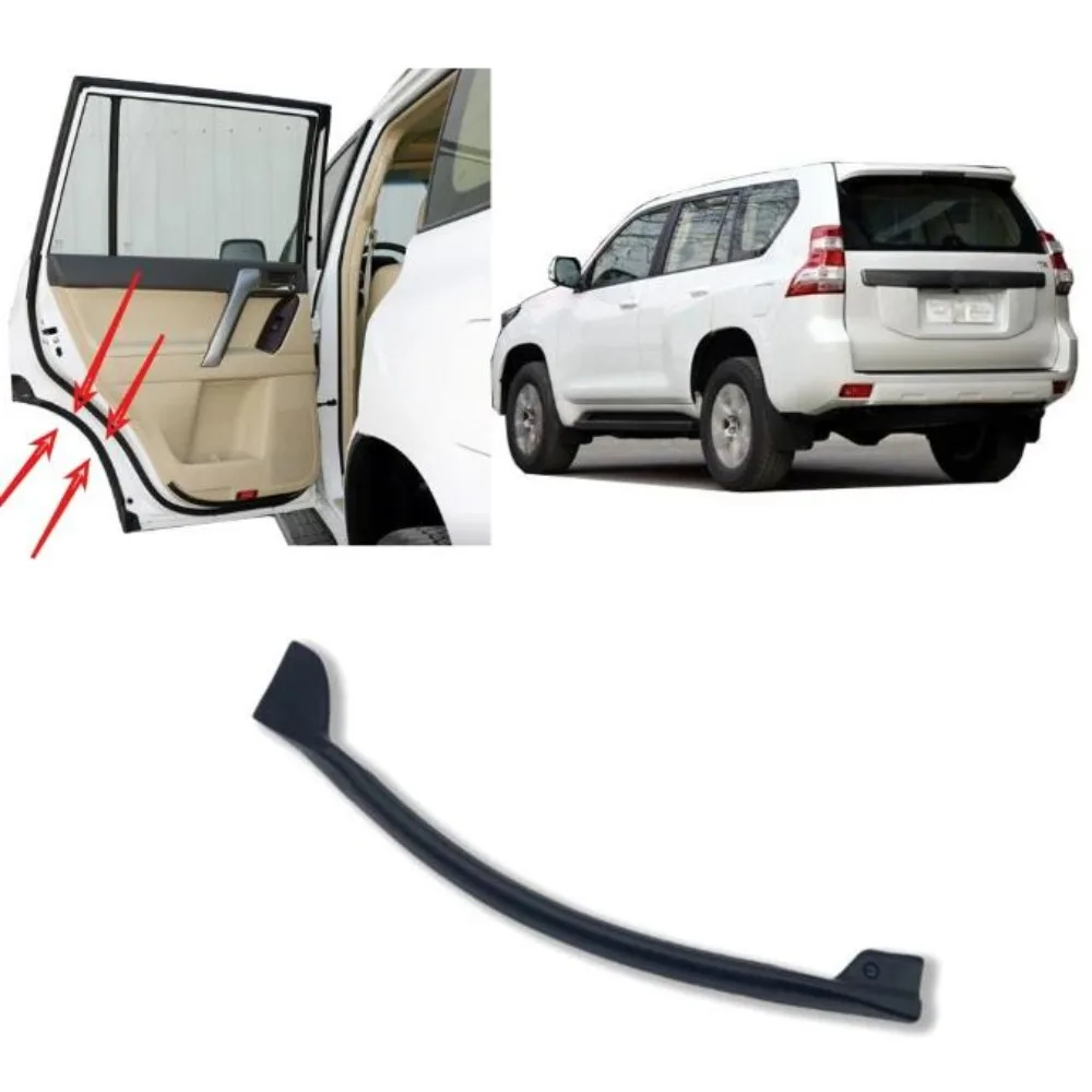 

1 PCS Black Door Rubber for Toyota LC150 2010-2022 Rain Seal Strip Weatherstrip Door Frame Rubber for Land Cruiser Prado LCP150