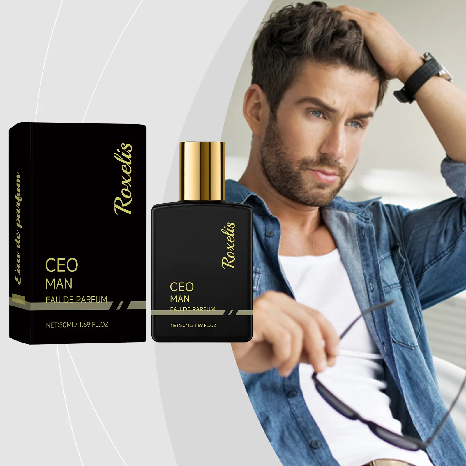 50ml Original Men's Perfume Long-lasting Light Fragrance Fresh and Natural Deodorizing Business men dating lovers