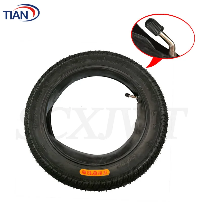 14x2.50 64-254 Pneumatic Wheel Tyre Inner Tube Fits for 14 Inch Electric Bicycle Electric Vehicle E-Bike 14*2.50 Outer Tire