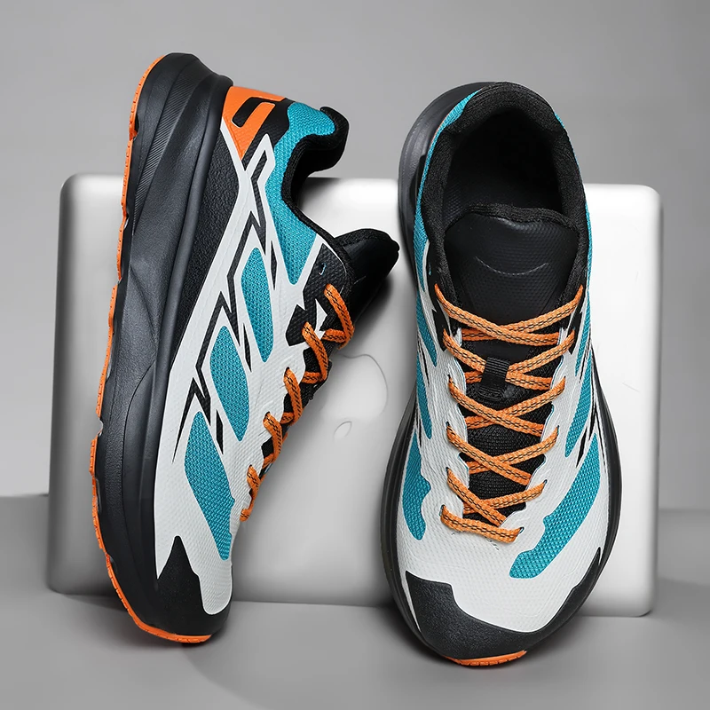 

ELUVA Wide Shoes Anti Slip Lightweight Breathable Running Shoe Minimalist Barefoot Training Shoe Anti Slip Toe Walking Shoes Man