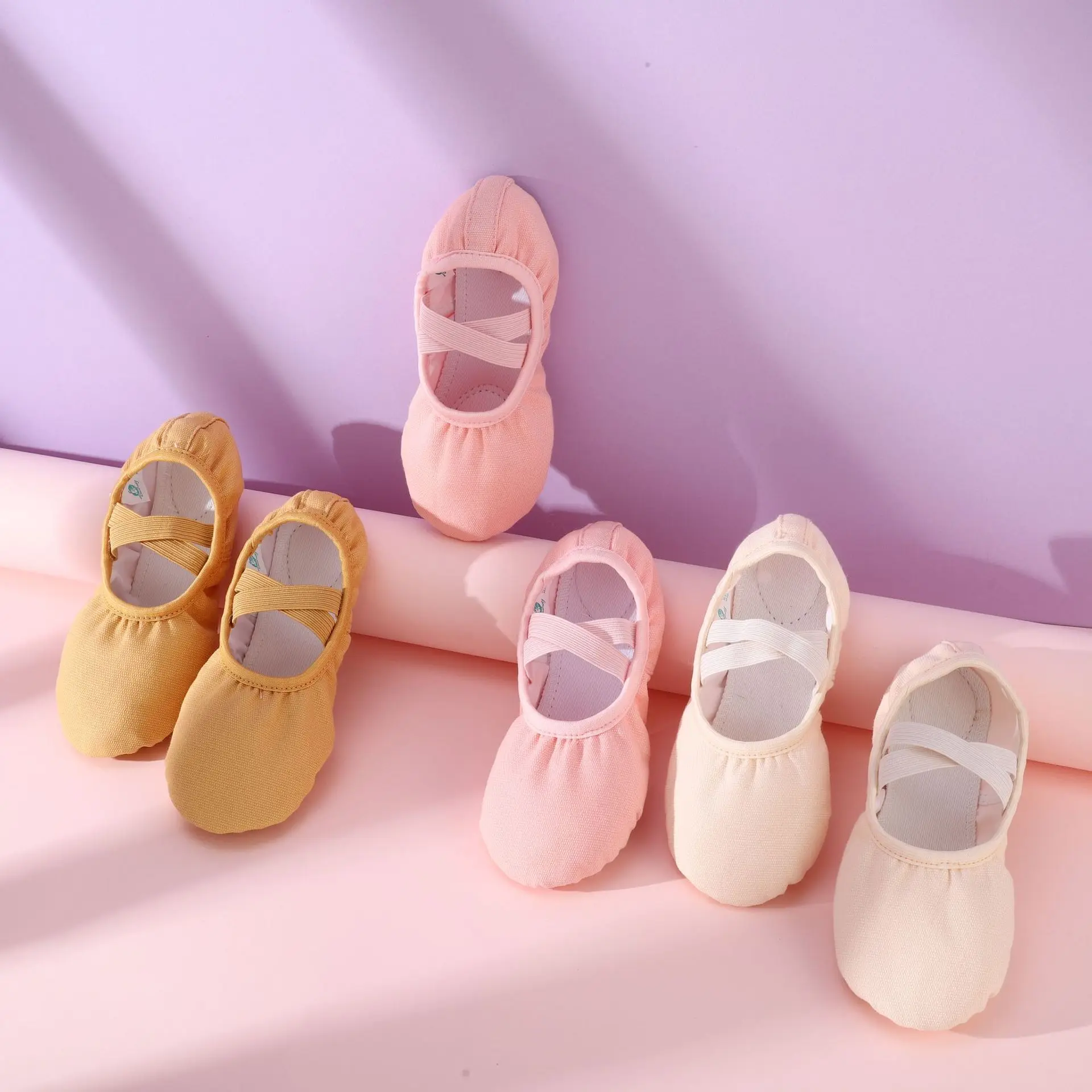 Chaussures de danse à l'offre elles souples pour femmes et filles, noyau de ballet, griffe de chat, classique, moderne, yoga