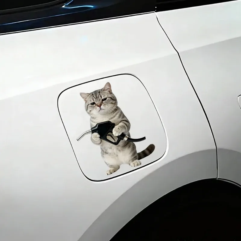 1pc Car Stickers Perfect for Your Gas Cap—waterproof Easy To Apply and Leaves No Residue—add Some Fun To Your Car! view 3
