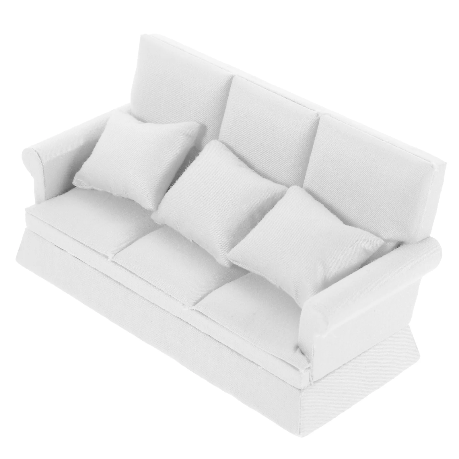 

Mini House Sofa Set Adorable Tiny Couch Decorative Miniature Furniture for Living Room Photo Prop Furniture