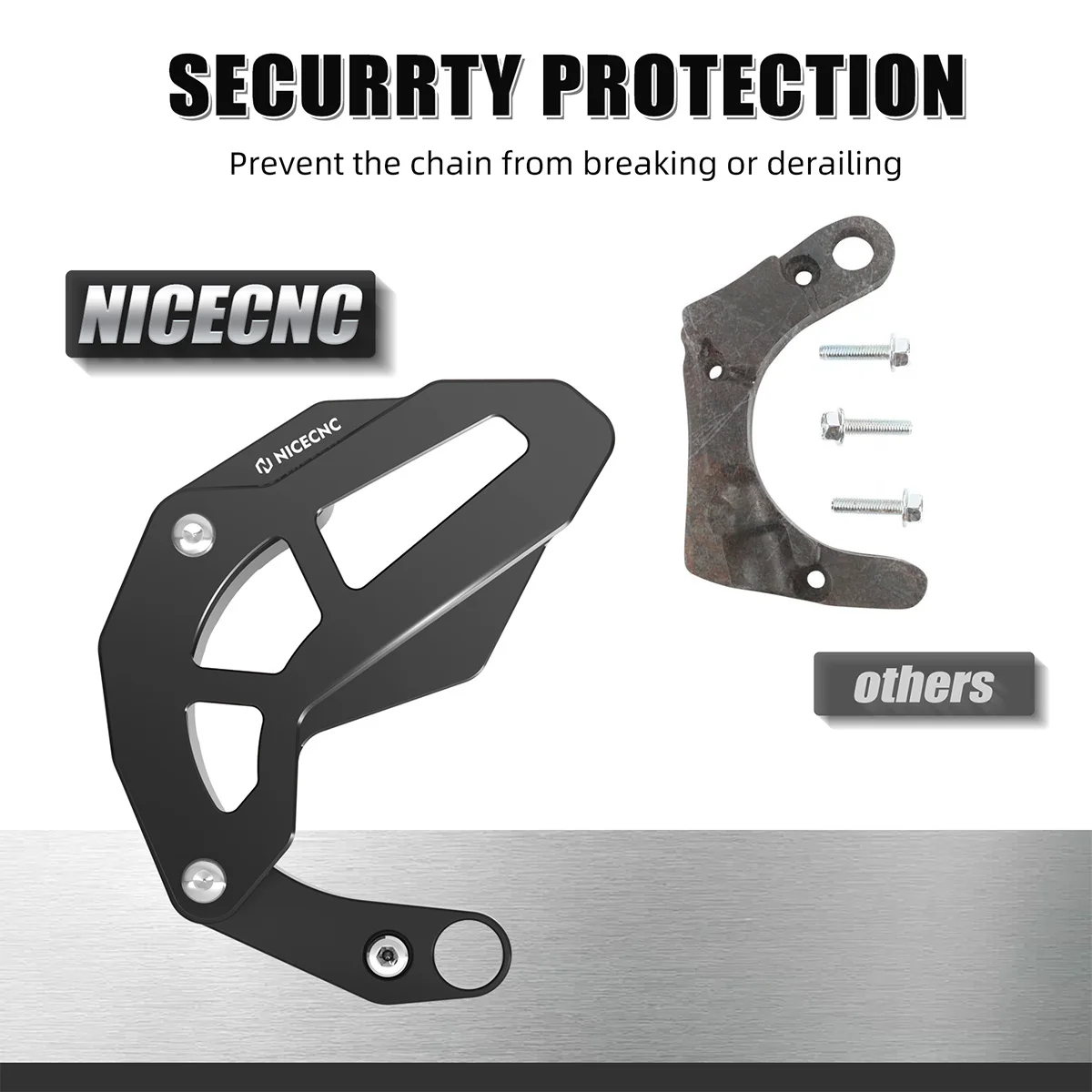 NICECNC For Honda TRX450ER 2006-2014 Case Saver Guard TRX450R Kick Start Electric Start 23820-HP1-600 Aluminum ATV Accessories