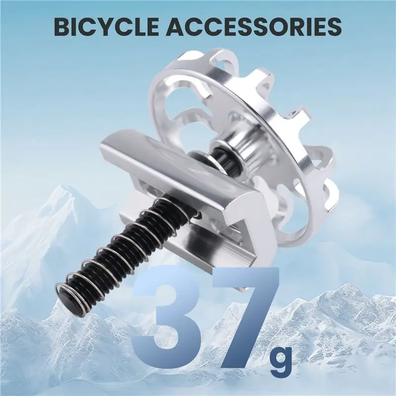 RTENTE-Folding Bike Hinge Clamp Cnc Aluminum Alloy C Buckle For Brompton Bike Hinge Clip Bicycle Accessories