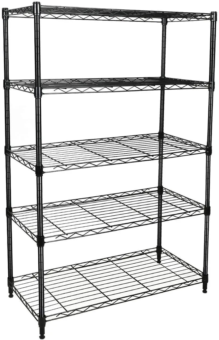 

Heavy Duty 5-Tier Metal Storage Shelving Unit 1250lbs Capacity 29.92x13.98x61.09in Garage Kitchen Warehouse, Customized