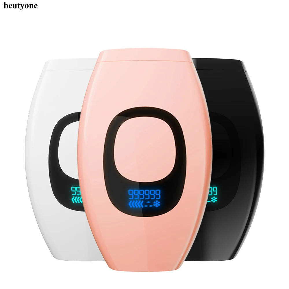 

LCD 999,999 Flashes 5-Level Painless Laser Hair Removal For Women Full Body Bikini Home Devices Portable IPL Pulses Epilator