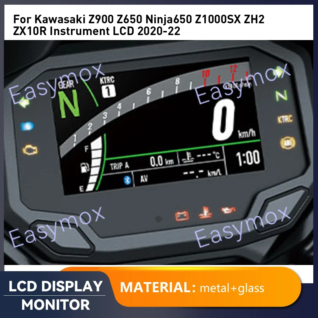 

Motorcycle Dashboard Shell of Shell for Kawasaki Z900 Z650 Ninja650 Z1000SX ZH2 ZX10R 2020-2022 LCD Display Plastic Top Case