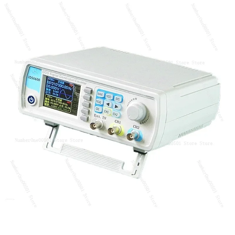 JDS6600 Dual channel programmable DDS function arbitrary waveform signal generator pulse signal source frequency meter