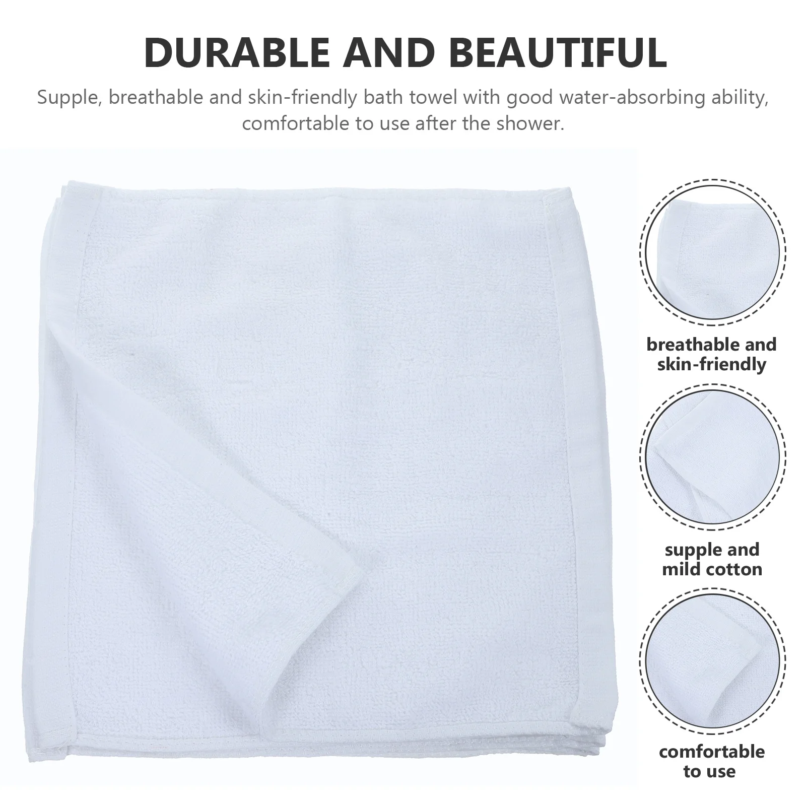 

5Pcs Soft Cotton Face Cloths Absorbent Hand Towels Reusable Washcloths for Facial Washing Bath Use Face Cloth Absorbent Towels