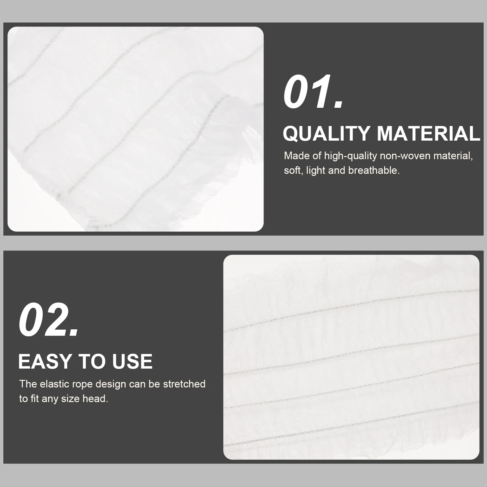 

100 шт. одноразовые повязки на голову нетканые повязки для волос для ухода за кожей лица резинки для волос широкие одноразовые повязки на голову красота