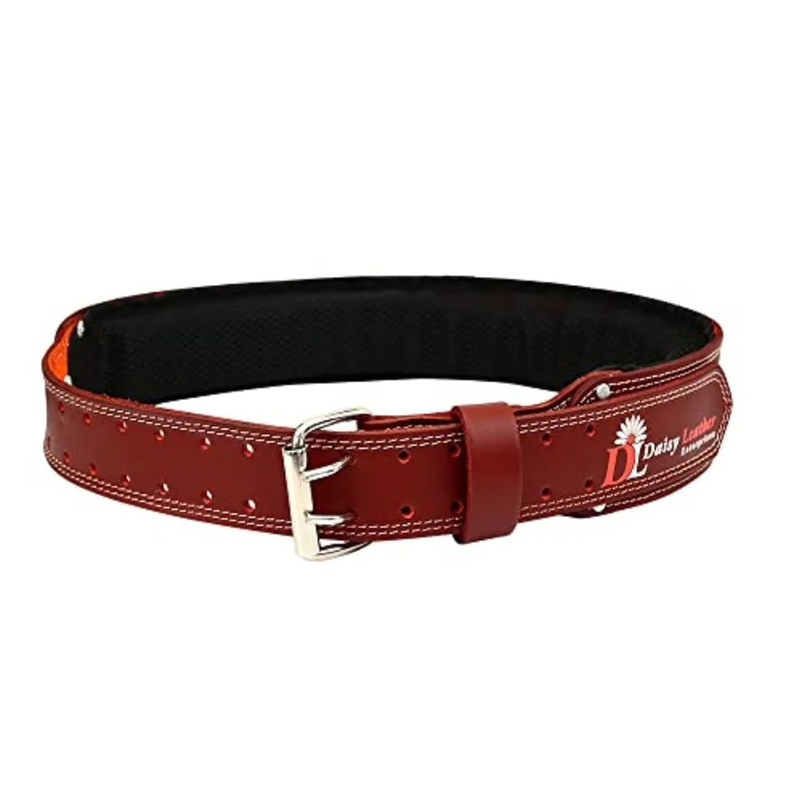 

Daisy Leather Tool 2.5" Inch with Back Support of High-Density Foam Premium Grain Leather X-Large 32-Inch to 48-Inch