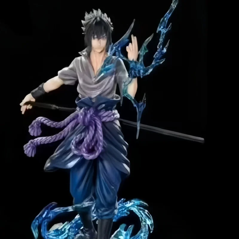 Nouvelle Figurine de dessin animé Naruto 27cm, Uzumaki Uchiha Sasuke, modèle d'action, Statue en Pvc, décoration de Table, jouet de collection, cadeau d'anniversaire