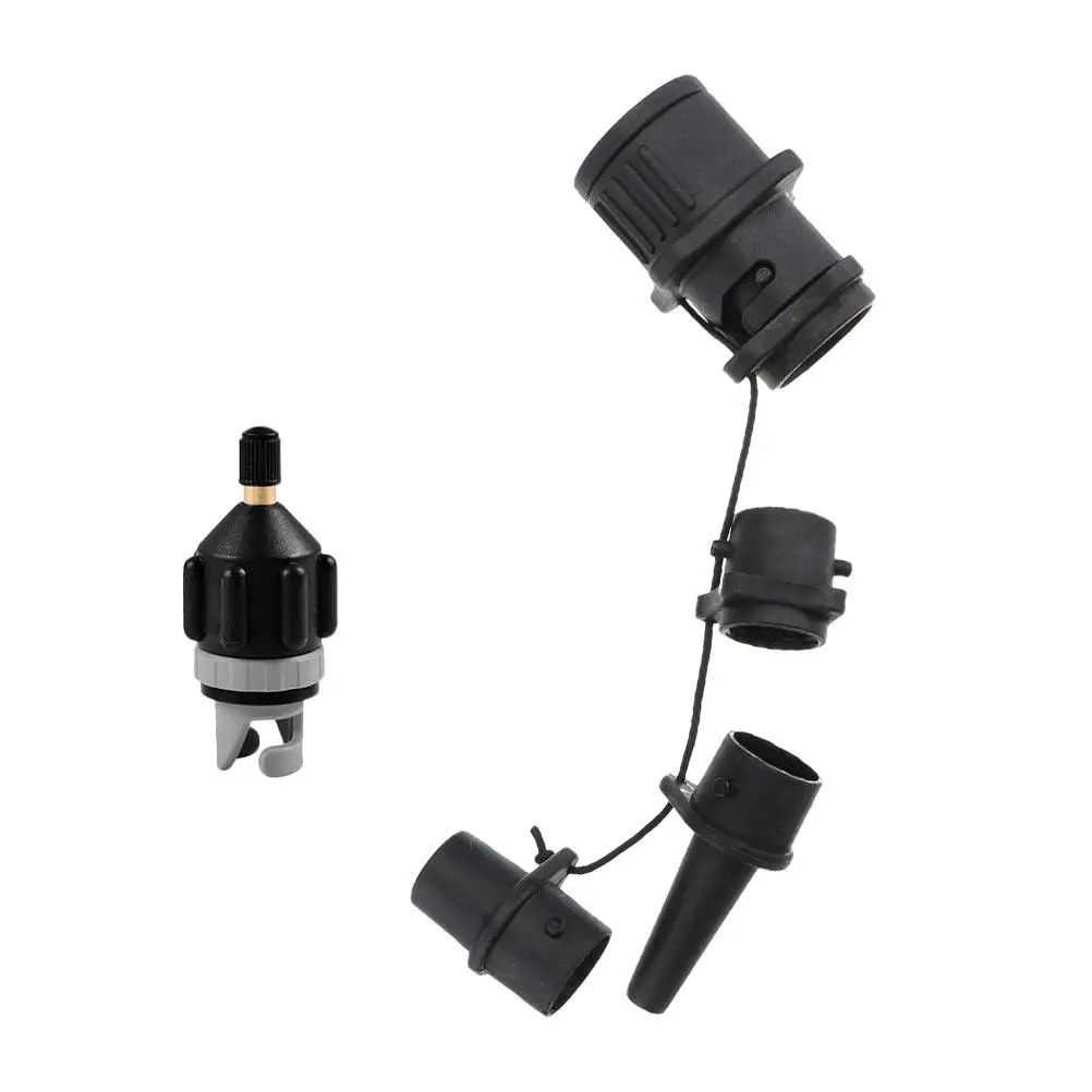 

2 Pcs Inflatable Boat Pump Adapter Lightweight Durable Kayak Air Adaptor Supplies High Flexibility Strength No Leakage Easy