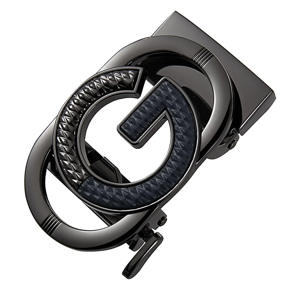 Men's 3.5cm Luxury Designer Style Belt Buckle with Letters Automatic Single Replacement DIY Accessory