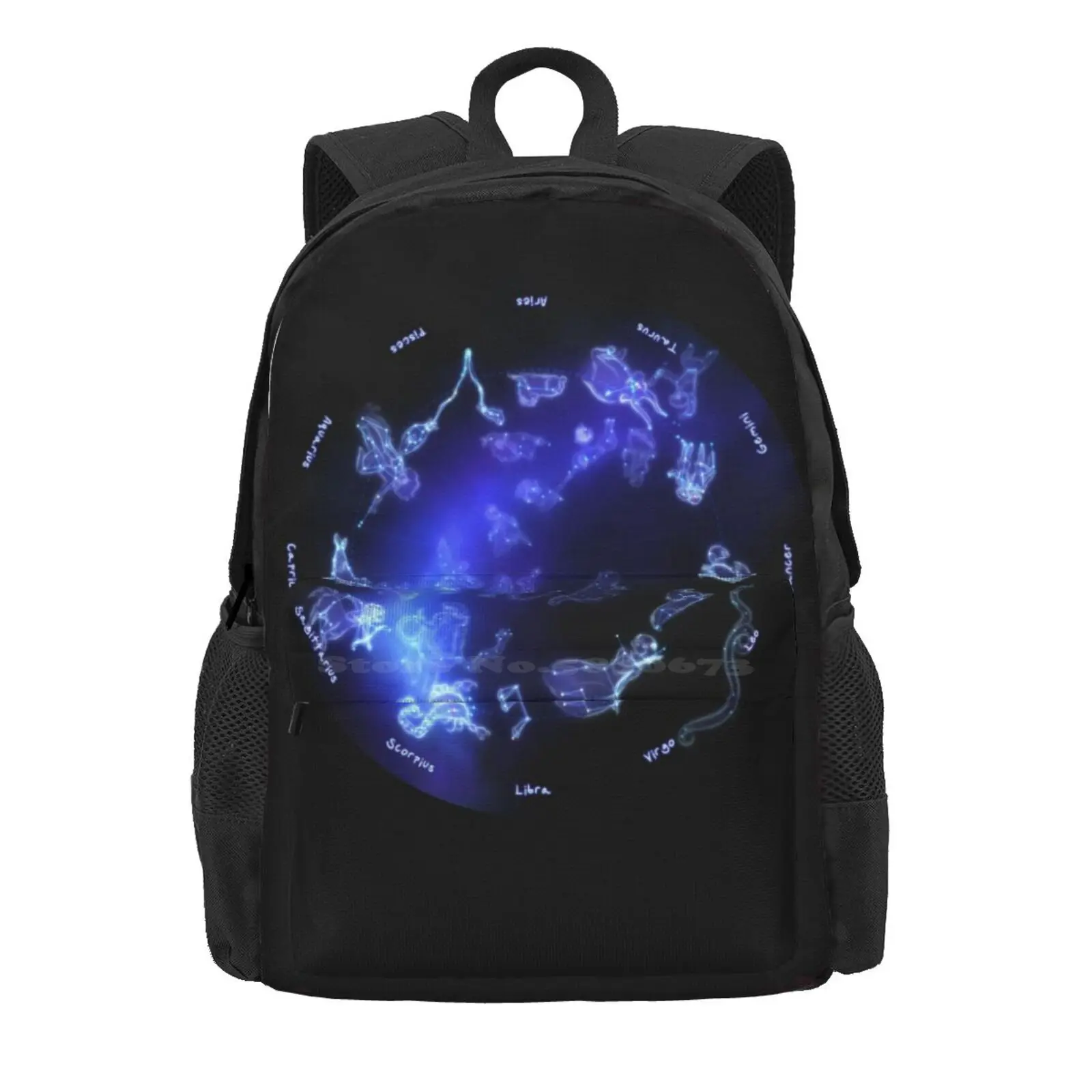 The Greek Zodiac Hot Sale Schoolbag Backpack Fashion Bags Zodiac Constellations Astronomy Astrology Overly Sarcastic