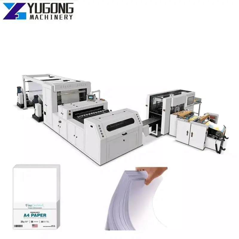 YG Automatic A4 Paper Roll To Sheet Cutting Slitting Slitter Machine