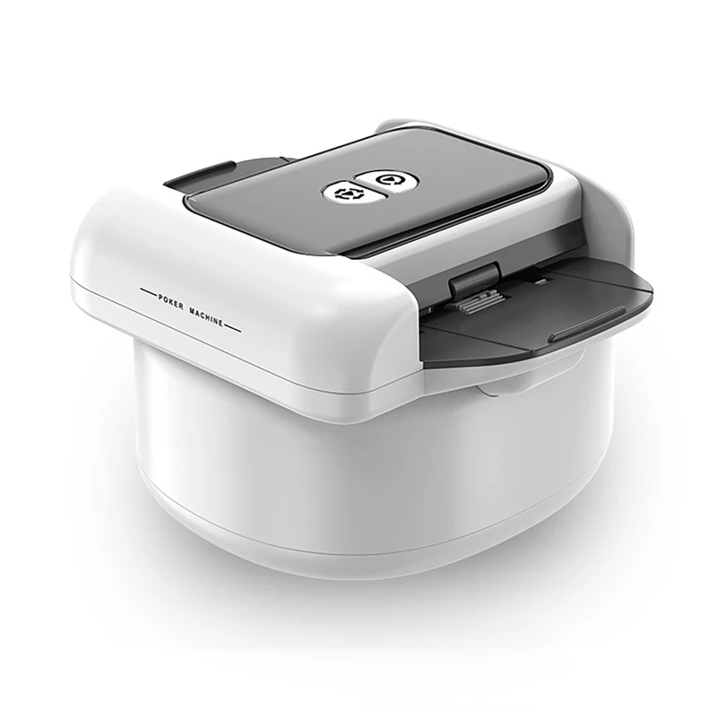 2 سطح السفينة التلقائي بطاقة المتثاقل مع بطاقة قطرة مجلس الكهربائية لعبة البوكر المتثاقل لألعاب البطاقات المنزل حفلة نوع-C قابلة للشحن #5