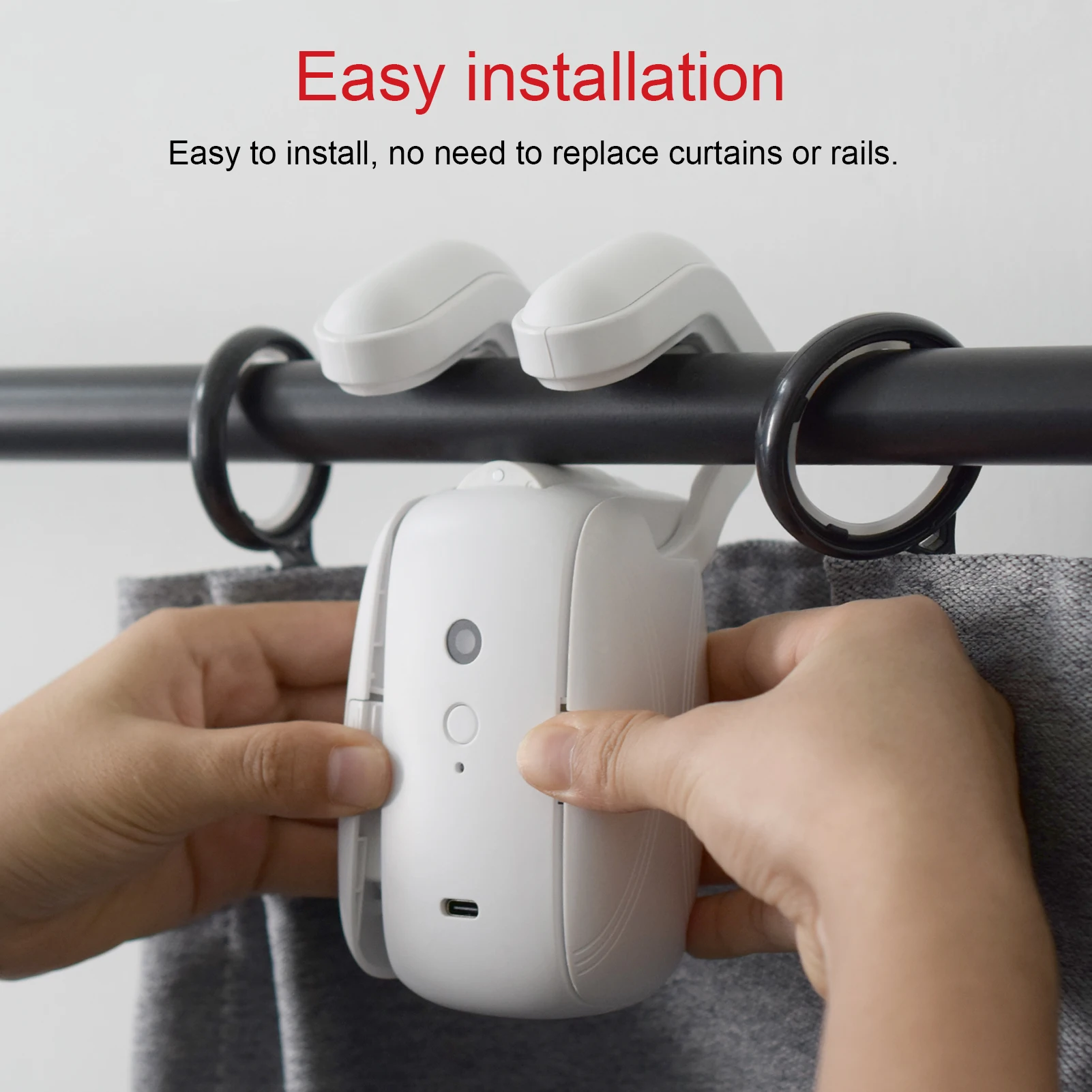 Tuya Smart Home Automatic Curtain Robot WiFi Bluetooth Electric Intelligence Curtain Pusher APP Control Alexa Google Voice