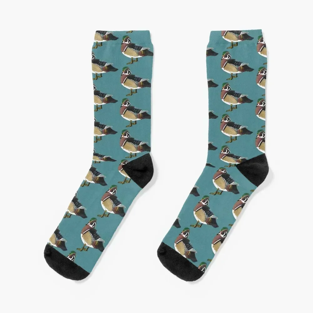 

Wood Duck Socks loose heated Running Designer Man Socks Women's