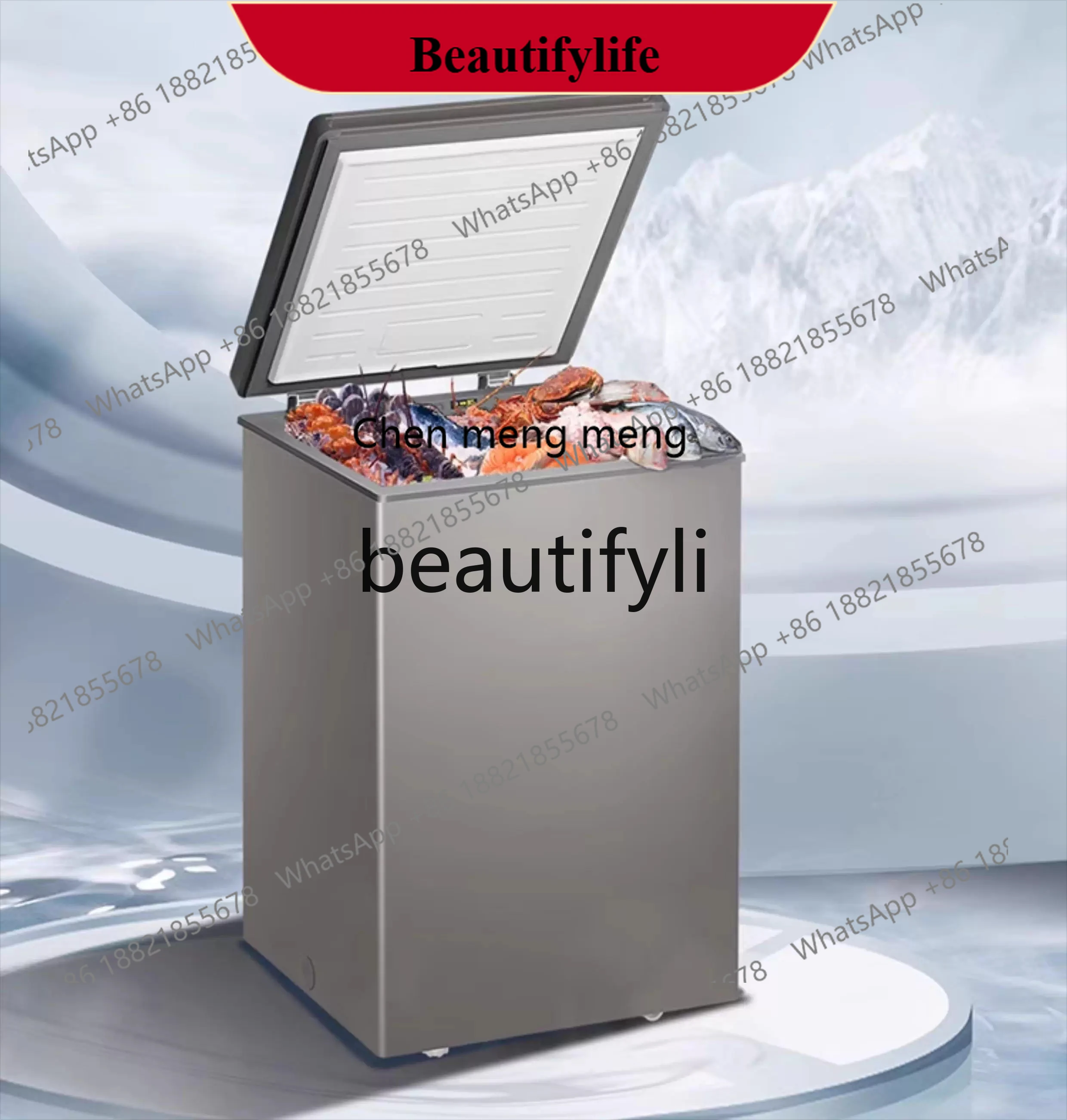 AB02  Household small energy-saving small first-level energy-efficient freezer household frost-reducing refrigerator