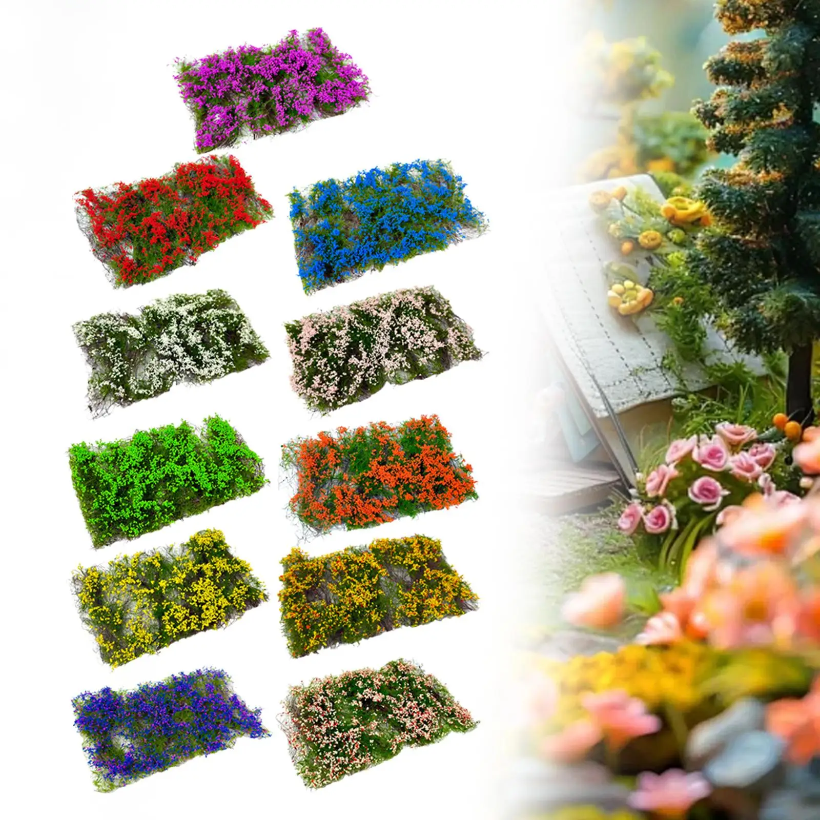 

Flower Cluster Static Grass Tuft for Architecture Building Model Sand Layout