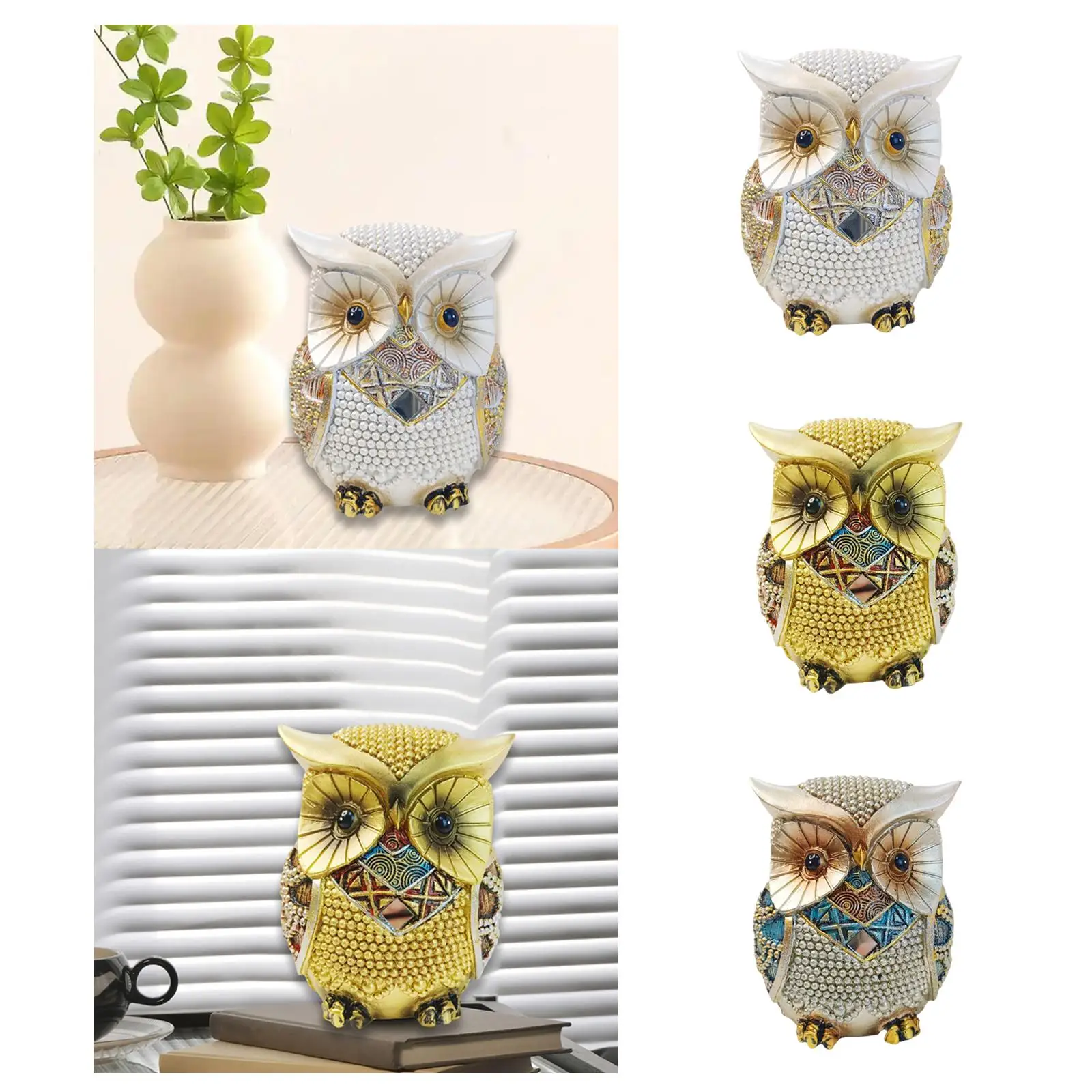 

Статуя совы, декоративная коллекция, художественная фигурка для настольной вечеринки в помещении