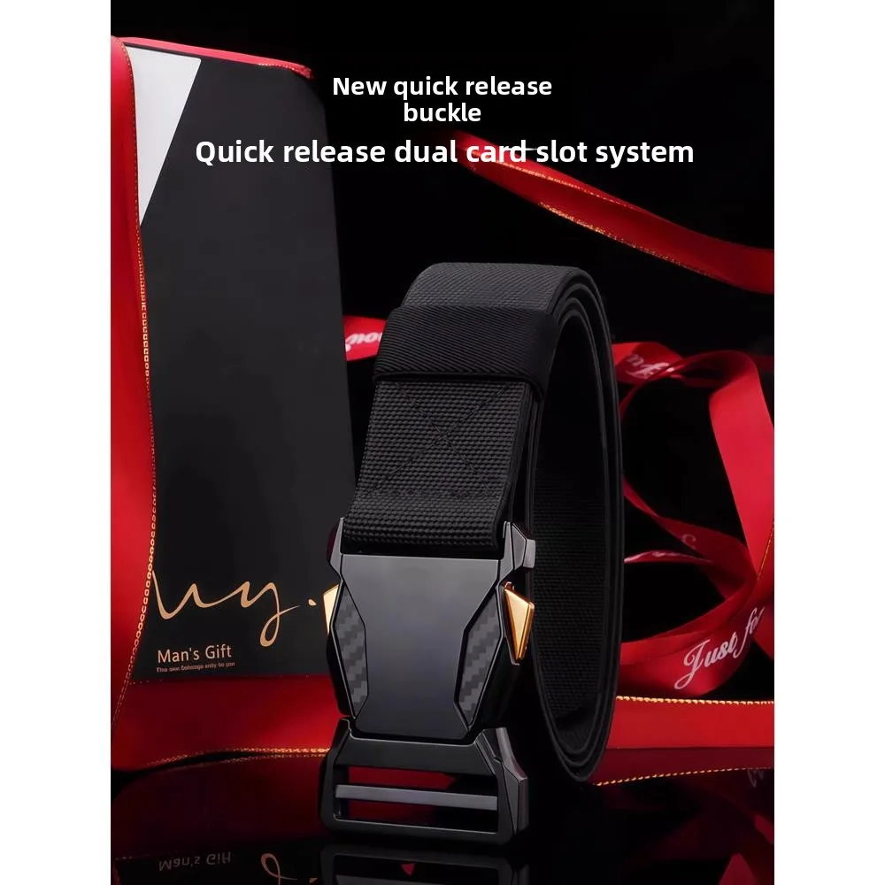 

Эластичный поясной ремень из тканого холста для мужских тактических брюк, модный спортивный ремень